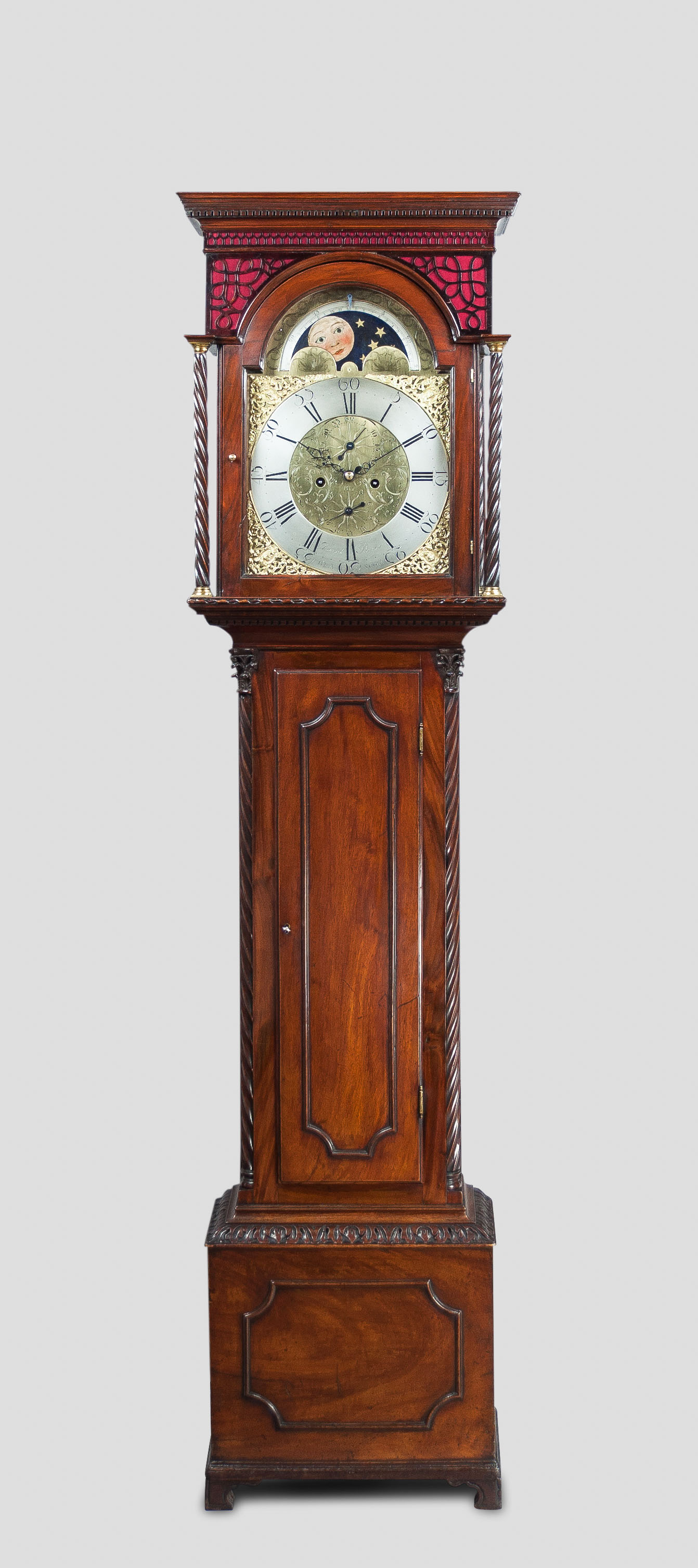 George III
                    walnut longcase clock by William Allam